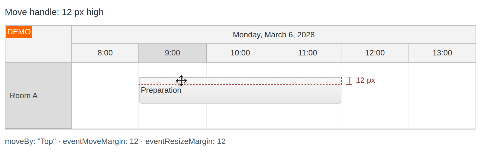 scheduler event move margin 2028