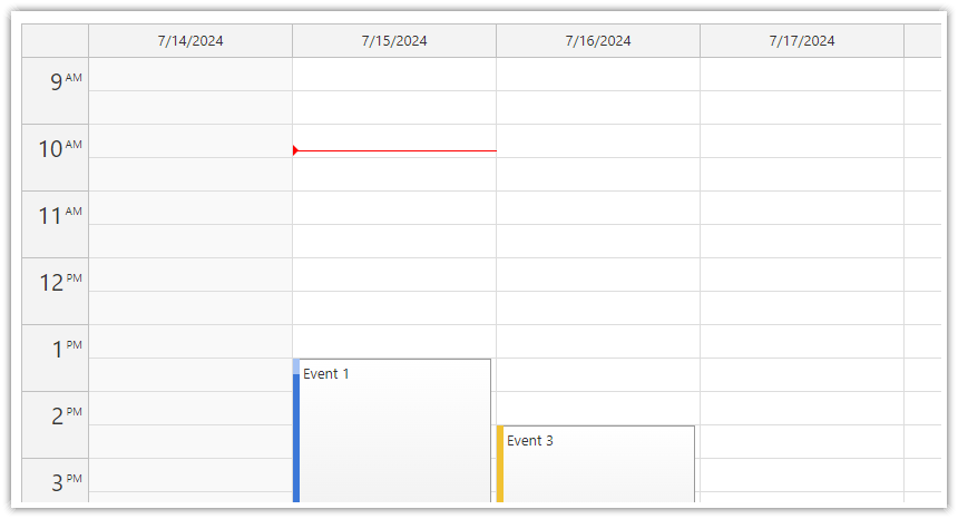 Highlighting Current Time using a Dynamic Indicator in JavaScript Calendar Highlighting Current Time using a Dynamic Indicator in JavaScript Calendar