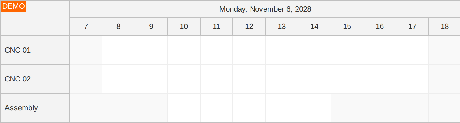 cell customization working hours