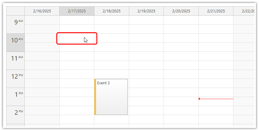 JavaScript Calendar - Time Cell Duration