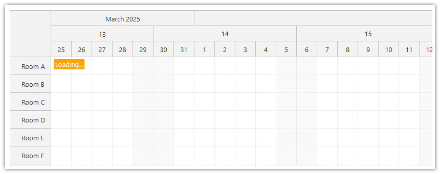JavaScript Scheduler - Progressive Event Rendering