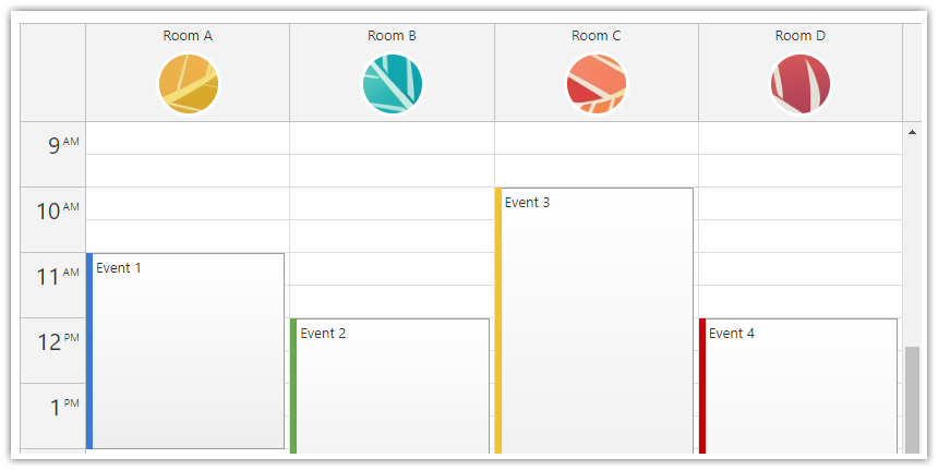 JavaScript Calendar Resource Header Customization JavaScript Calendar Resource Header Customization