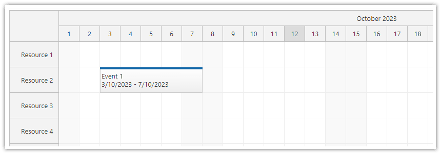 JavaScript Scheduler Event Customization HTML Content